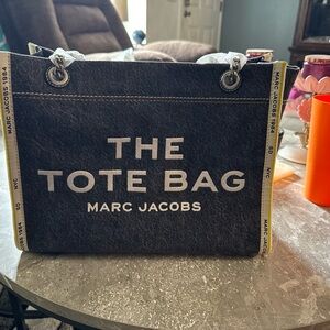 Marc Jacobs Black Classic Tote with Silver Hardware